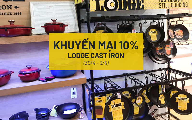 Khuyến mại cực lớn Lodge Cast Iron