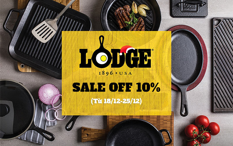 Sale off 10% Lodge Cast Iron